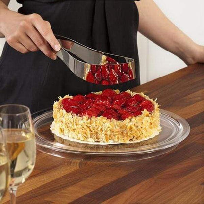 Trancheuse à gâteau et tarte en inox avec design européen premium